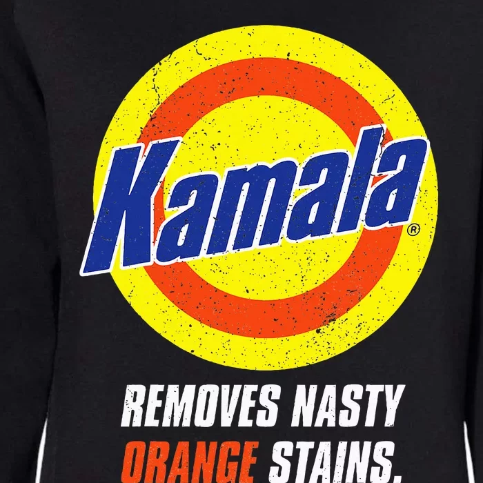 Kamala Removes Nasty Orange Stains Womens California Wash Sweatshirt