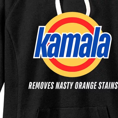 Kamala Removes Nasty Orange Stains Funny Women's Fleece Hoodie