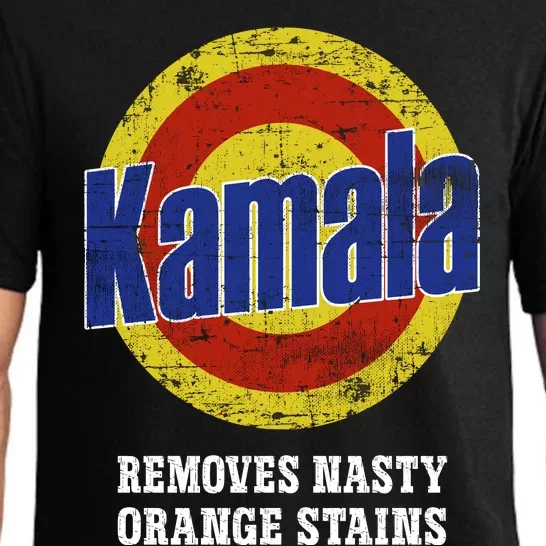 Kamala Removes Nasty Orange Stains Pajama Set