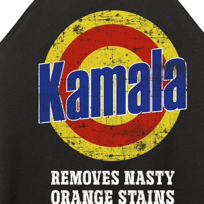 Kamala Removes Nasty Orange Stains Women’s Perfect Tri Rocker Tank