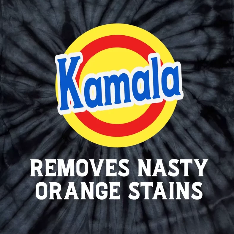 Kamala Removes Nasty Orange Stains Tie-Dye T-Shirt