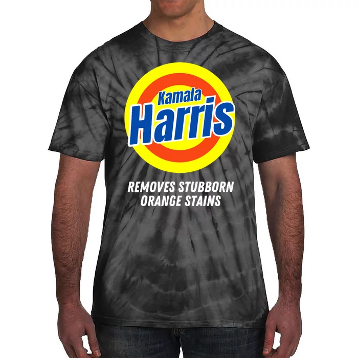 Kamala Removes Nasty Orange Stains Tie-Dye T-Shirt