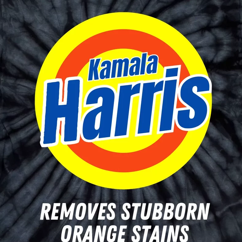 Kamala Removes Nasty Orange Stains Tie-Dye T-Shirt