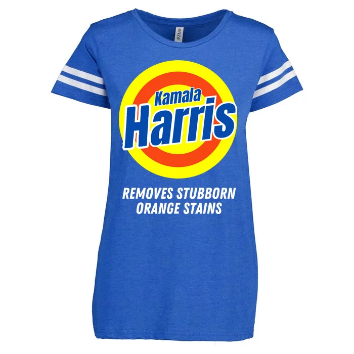 Kamala Removes Nasty Orange Stains Enza Ladies Jersey Football T-Shirt