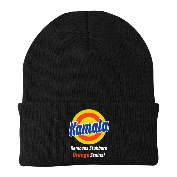 Kamala Removes Nasty Orange Stains Knit Cap Winter Beanie