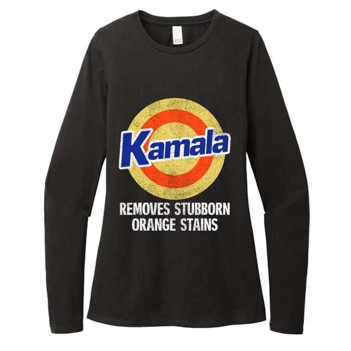 Kamala Removes Nasty Orange Stains Womens CVC Long Sleeve Shirt