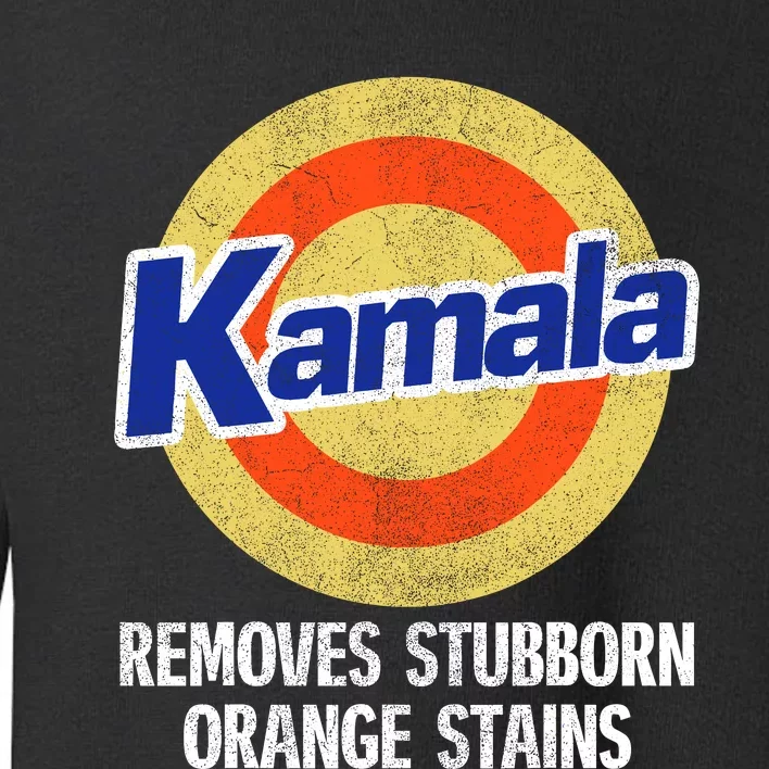 Kamala Removes Nasty Orange Stains Toddler Sweatshirt