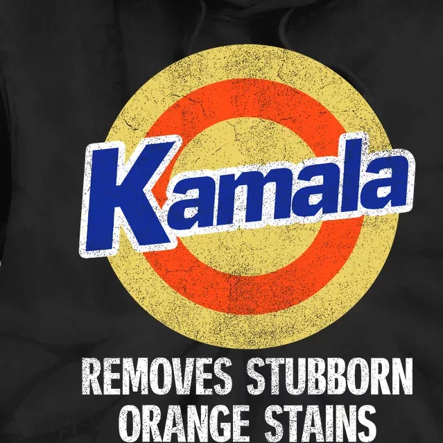 Kamala Removes Nasty Orange Stains Tie Dye Hoodie