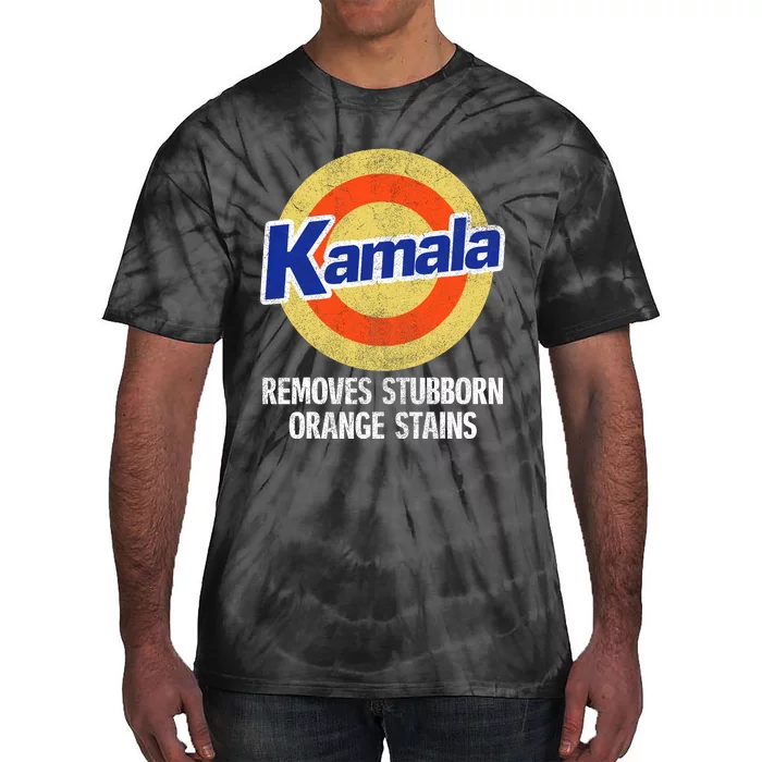 Kamala Removes Nasty Orange Stains Tie-Dye T-Shirt