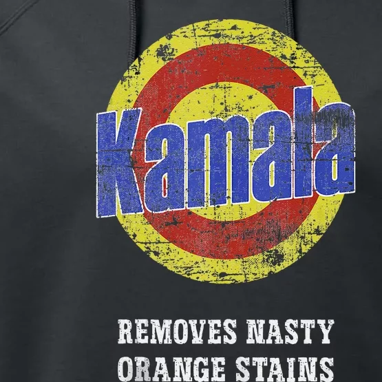 Kamala Removes Nasty Orange Stains Anti Trump 2024 Vote Performance Fleece Hoodie