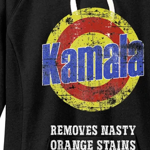 Kamala Removes Nasty Orange Stains Anti Trump 2024 Vote Women's Fleece Hoodie