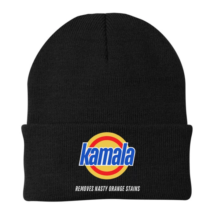 Kamala Removes Nasty Orange Stains Funny Knit Cap Winter Beanie