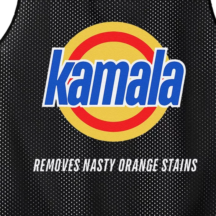 Kamala Removes Nasty Orange Stains Funny Mesh Reversible Basketball Jersey Tank