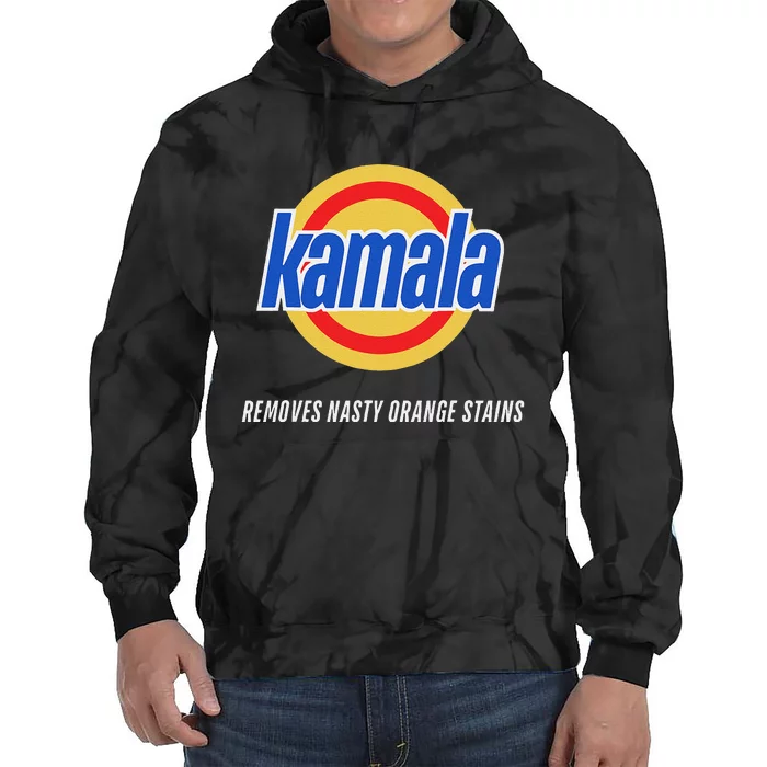 Kamala Removes Nasty Orange Stains Funny Tie Dye Hoodie