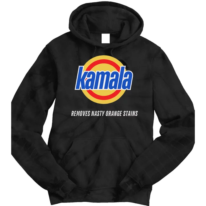 Kamala Removes Nasty Orange Stains Funny Tie Dye Hoodie