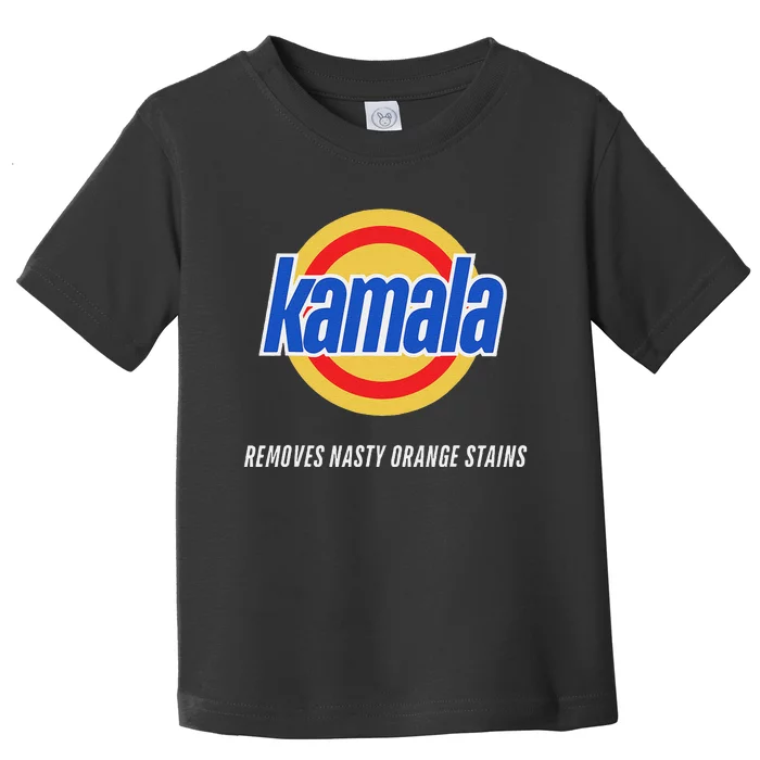 Kamala Removes Nasty Orange Stains Funny Toddler T-Shirt