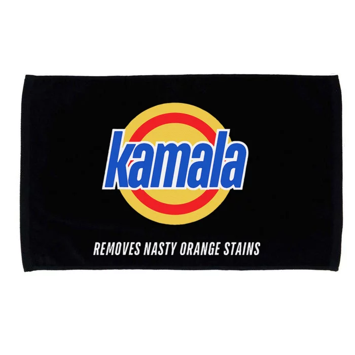 Kamala Removes Nasty Orange Stains Funny Microfiber Hand Towel