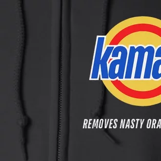 Kamala Removes Nasty Orange Stains Funny Full Zip Hoodie