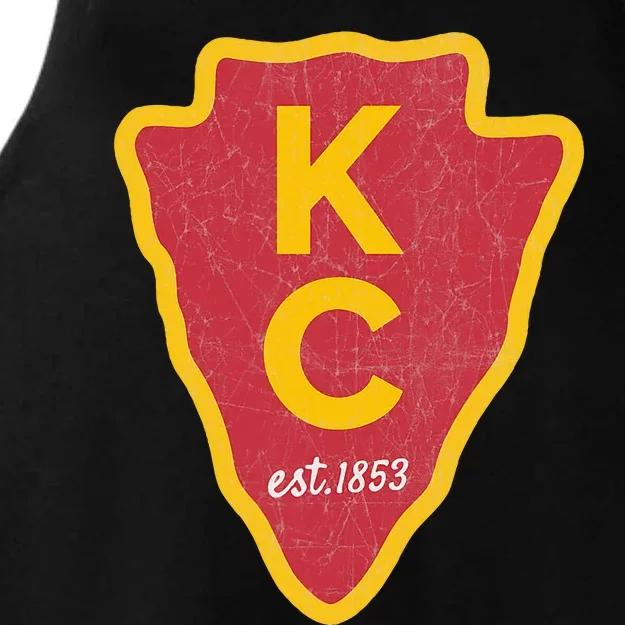 Kc Red Original Red Kansas City Ladies Tri-Blend Wicking Tank