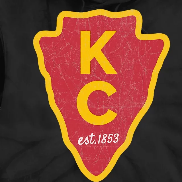 Kc Red Original Red Kansas City Tie Dye Hoodie