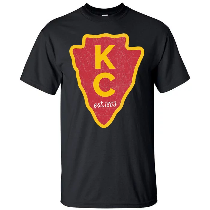 Kc Red Original Red Kansas City Kc Unique Est 1853 Kc Tall T-Shirt