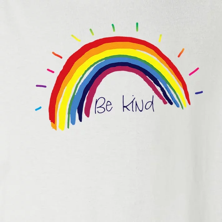 Kindness Rainbow Positive Message Be Kind Toddler Long Sleeve Shirt