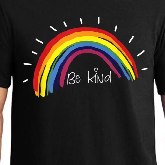 Kindness Rainbow Positive Message Be Kind Pajama Set