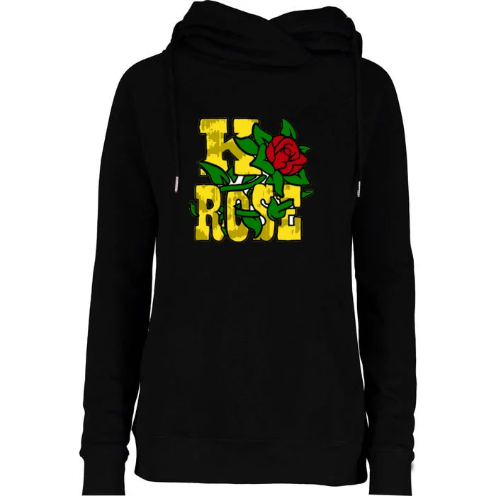 K Rose Radio Womens Funnel Neck Pullover Hood