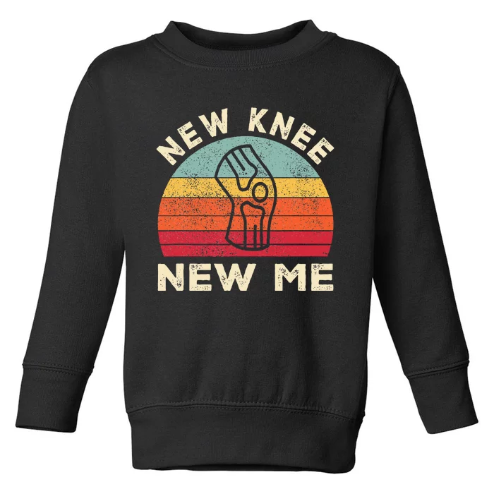 Knee Replacement Recovery New Knee New Me Toddler Sweatshirt