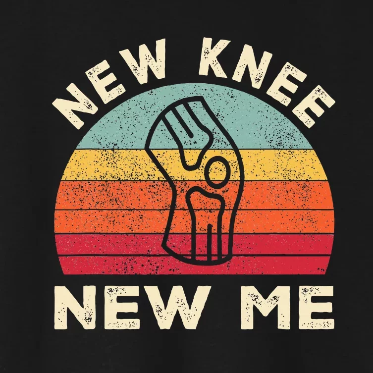 Knee Replacement Recovery New Knee New Me Women's Crop Top Tee