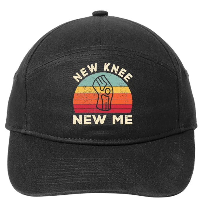 Knee Replacement Recovery New Knee New Me 7-Panel Snapback Hat