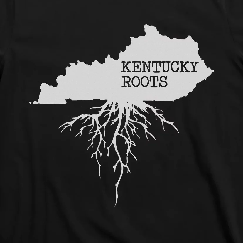 Kentucky Roots State Of Kentucky Map T-Shirt