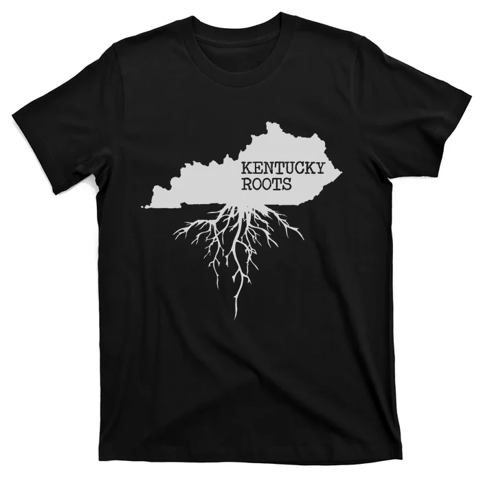 Kentucky Roots State Of Kentucky Map T-Shirt