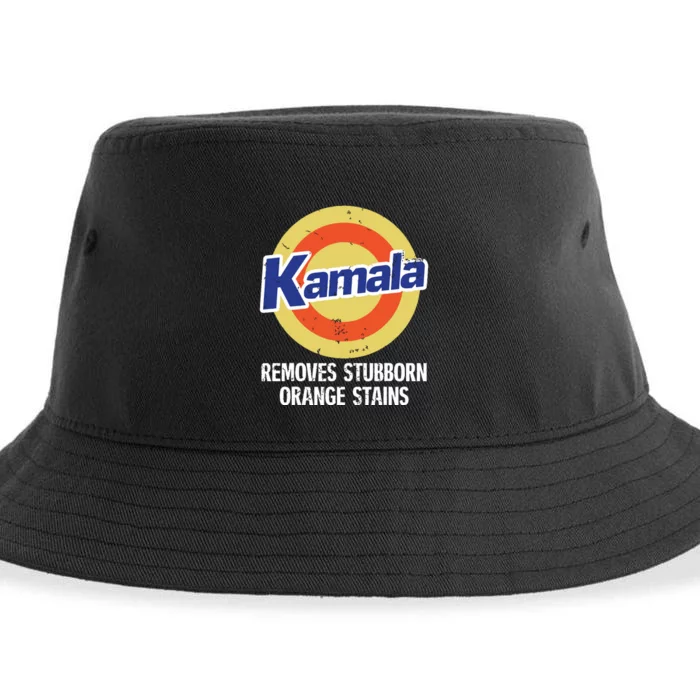 Kamala Removes Stubborn Orange Stains Kamala Harris 2024 Sustainable Bucket Hat