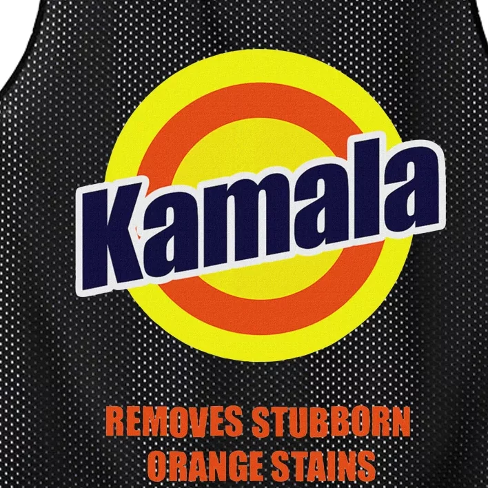 Kamala Removes Stubborn Orange Stains Funny Democrat Mesh Reversible Basketball Jersey Tank