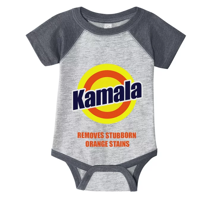 Kamala Removes Stubborn Orange Stains Funny Democrat Infant Baby Jersey Bodysuit