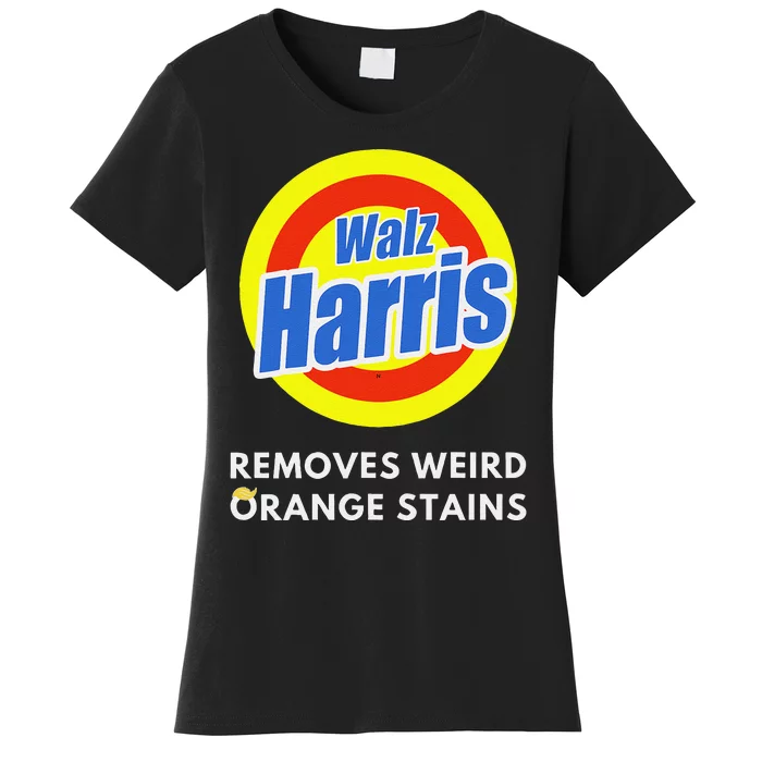 Kamala Removes Stubborn Orange Stains Harris Walz Waltz Women's T-Shirt