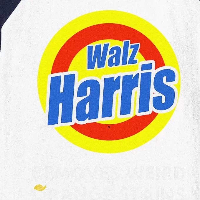 Kamala Removes Stubborn Orange Stains Harris Walz Waltz Baseball Sleeve Shirt