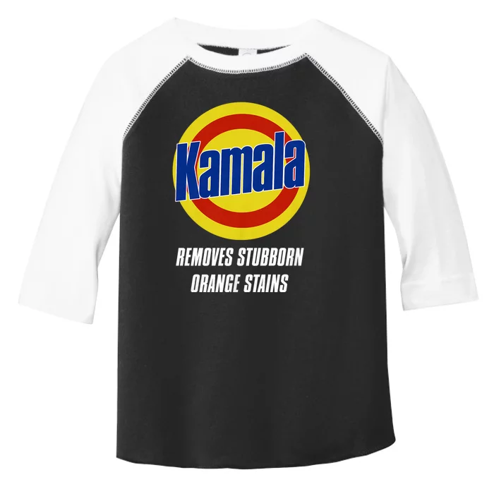 Kamala Removes Stubborn Orange Stains Toddler Fine Jersey T-Shirt