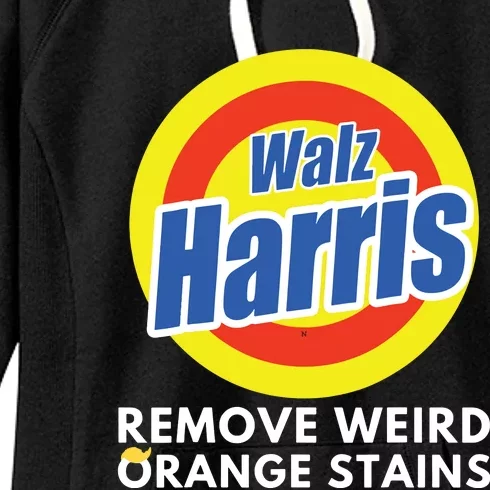 Kamala Removes Stubborn Orange Stains Harris Walz Waltz Women's Fleece Hoodie