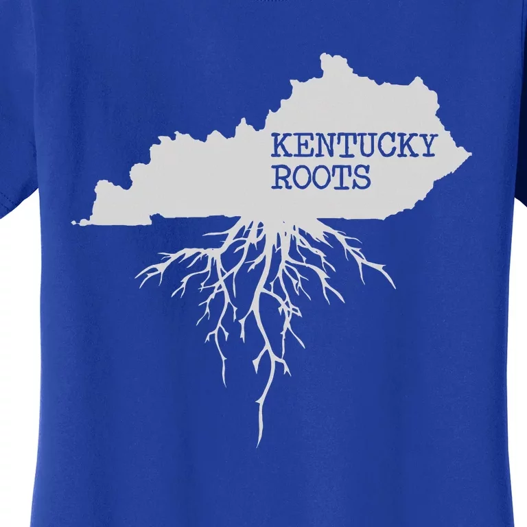 Kentucky Roots State Of Kentucky Map Women's T-Shirt