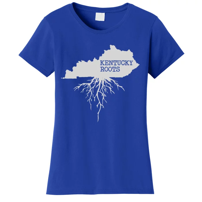 Kentucky Roots State Of Kentucky Map Women's T-Shirt