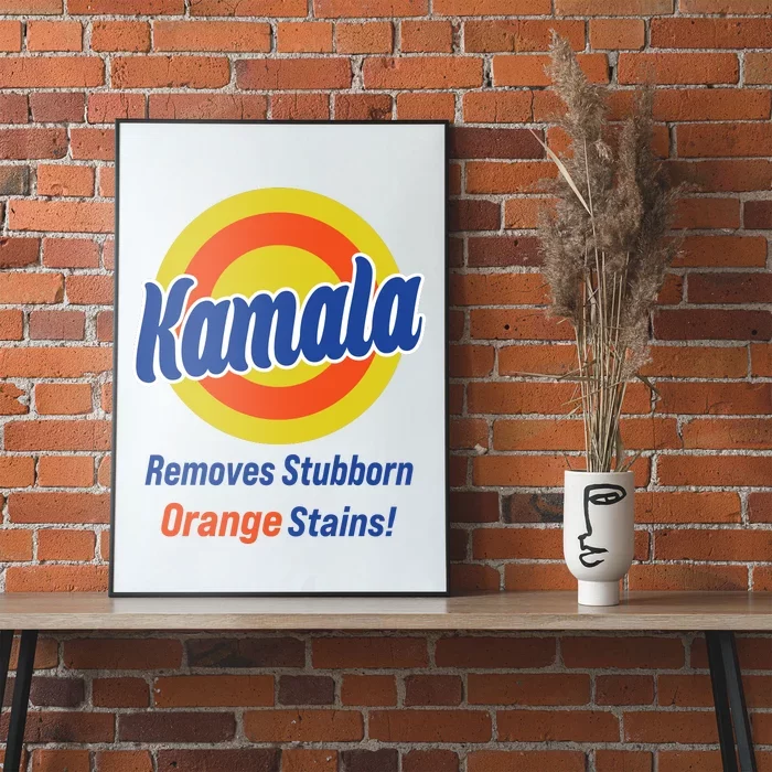 Kamala Removes Stubborn Orange Stains Poster