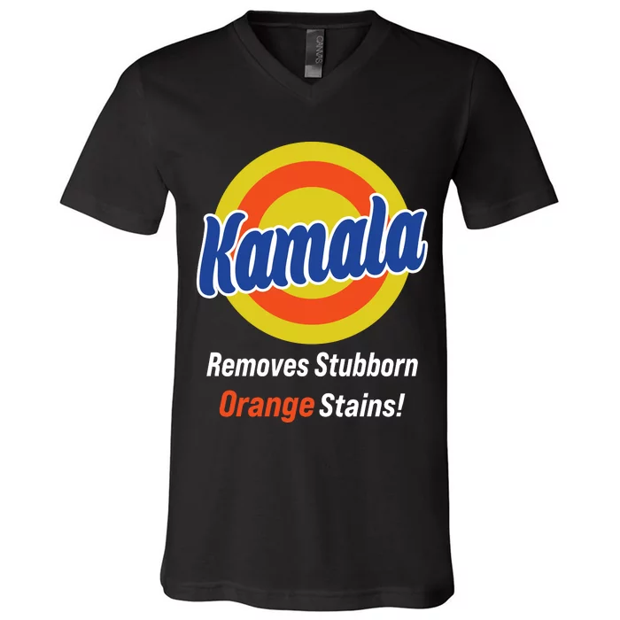 Kamala Removes Stubborn Orange Stains V-Neck T-Shirt