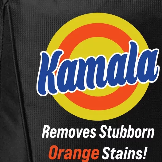 Kamala Removes Stubborn Orange Stains City Backpack