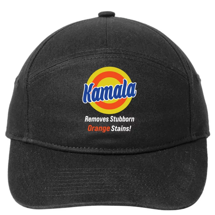 Kamala Removes Stubborn Orange Stains 7-Panel Snapback Hat