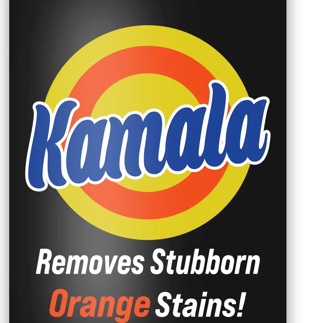 Kamala Removes Stubborn Orange Stains Poster