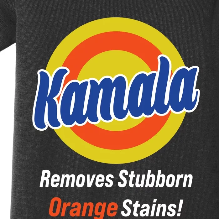 Kamala Removes Stubborn Orange Stains Baby Bodysuit