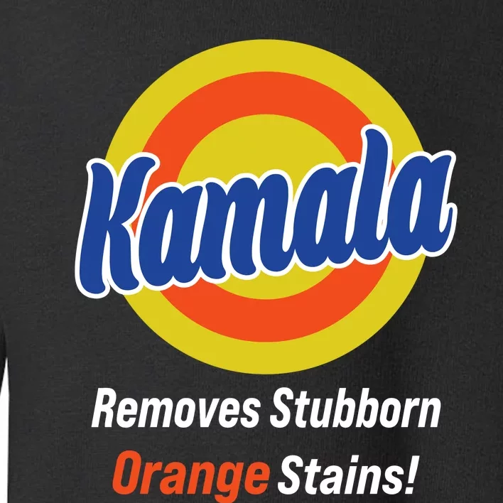 Kamala Removes Stubborn Orange Stains Toddler Sweatshirt