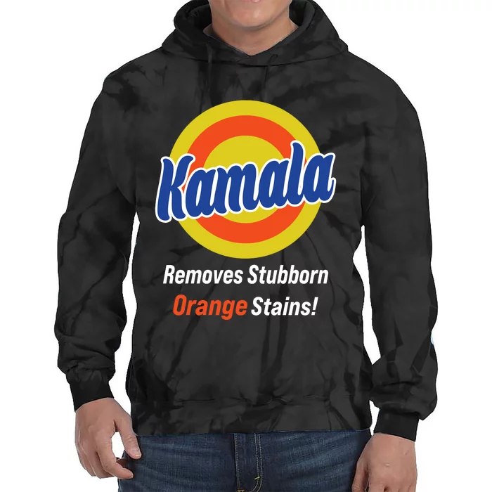 Kamala Removes Stubborn Orange Stains Tie Dye Hoodie